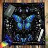 Divinations Tablecloth Butterfly Flower Astrologys Tarots Cards Tablecloth Altars Cloth Divinations Board Game Accessory