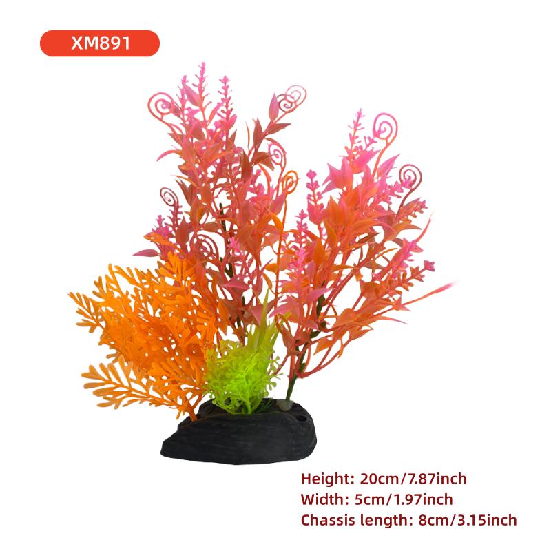 New  Artificial Aquarium Decorative Grass Simulation Plant Fish Tank DIY Decoration Simulation Water Grass Combination