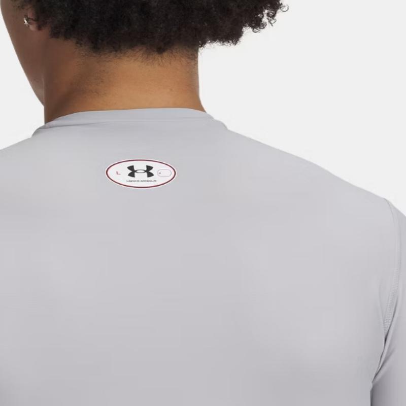 Men's T-Shirt Under Armour HeatGear T Shirt Men's Gray