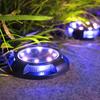 LED Coloful Lighting Solar Power Buried Light Floor Decking Outdoor Garden Lawn Path Lamp