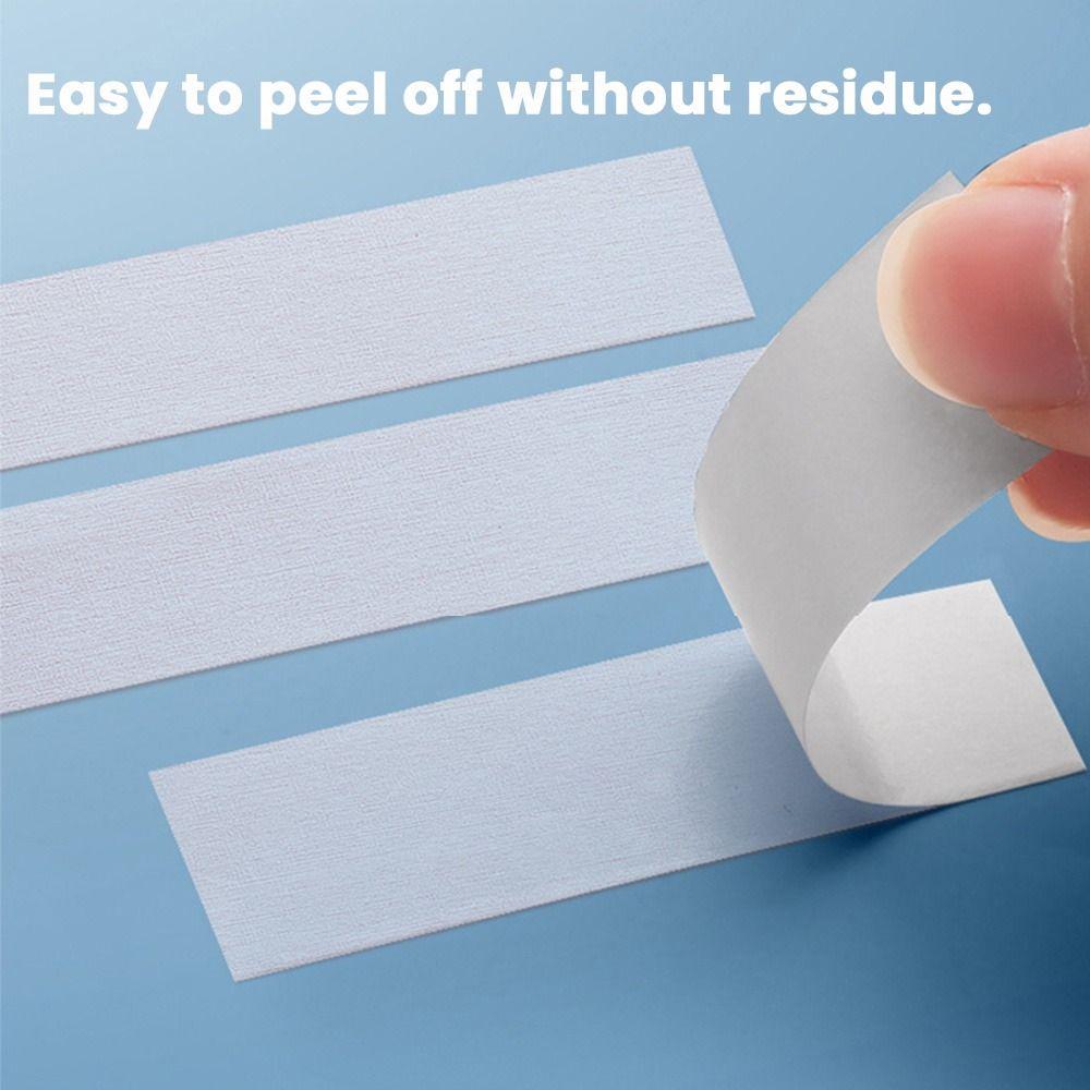Simple Strong Viscosity Double Sided Tape White Ultra-thin Strong Tape Sticker Adhesive Tape School/Home/Office