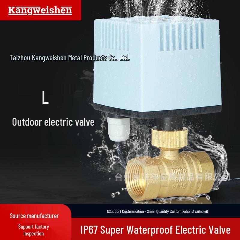 

Міжнародний ексклюзивний водонепроникний електричний кульовий кран IP67 для зовнішнього використання 12-24V 2-wire DN15 NC