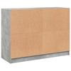 Vidaxl Cabinet, Concrete Grey, 102X37X75.5 Cm, Wood-Based Material