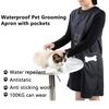 Anti-Stick-Haar-Pflegeschürze aus wasserdichtem Nylon mit Tasche für die Reinigung von Hunden und Katzen