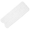 PVC Non-Slip Bath Massage Mat with Drain Holes Bubble Raised Suction Cups for Bathroom Bathtub Floor Use