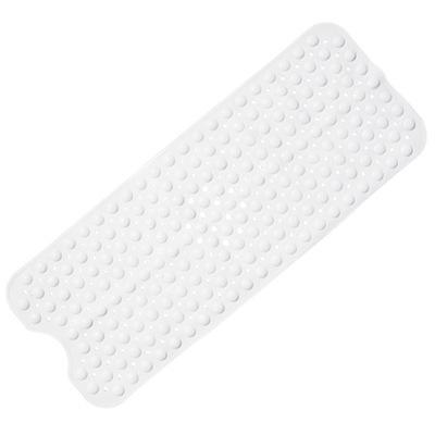 PVC Non-Slip Bath Massage Mat with Drain Holes Bubble Raised Suction Cups for Bathroom Bathtub Floor Use
