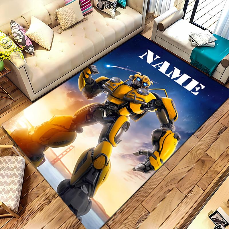 Custom personalization Bumblebee Area Rug - Perfect For Kitchen, Bathroom,Laundry Room Decor Large Size Available,Gift All Seasons