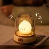 Cute Night Desktop Lamp USB Charged  Rechargeable Portable Table Lamp for Table Coffee Bar Home Hotel Bedroom Night Decor