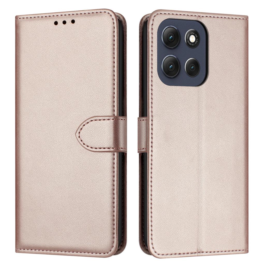 For Motorola Moto G56 5G Case Stand Wallet Leather Phone Cover with Strap