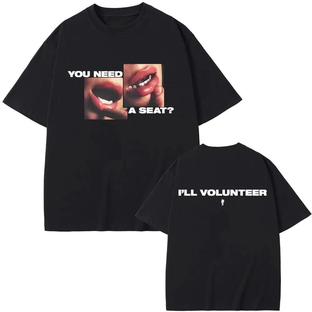 2026 Hit Me Hard and Soft Do You Know To How Bend Billie Eilish Peripherals Graphic Print Men T-Shirts Women Short Sleeve Casual Tee Loose Tops