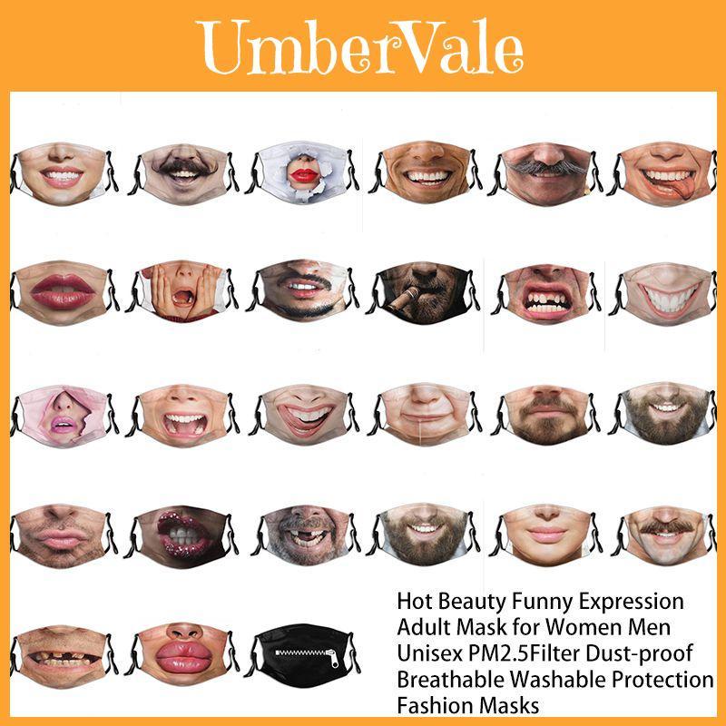 Hilarious And Washable Mask For Adults Ideal For Halloween And Theme Parties