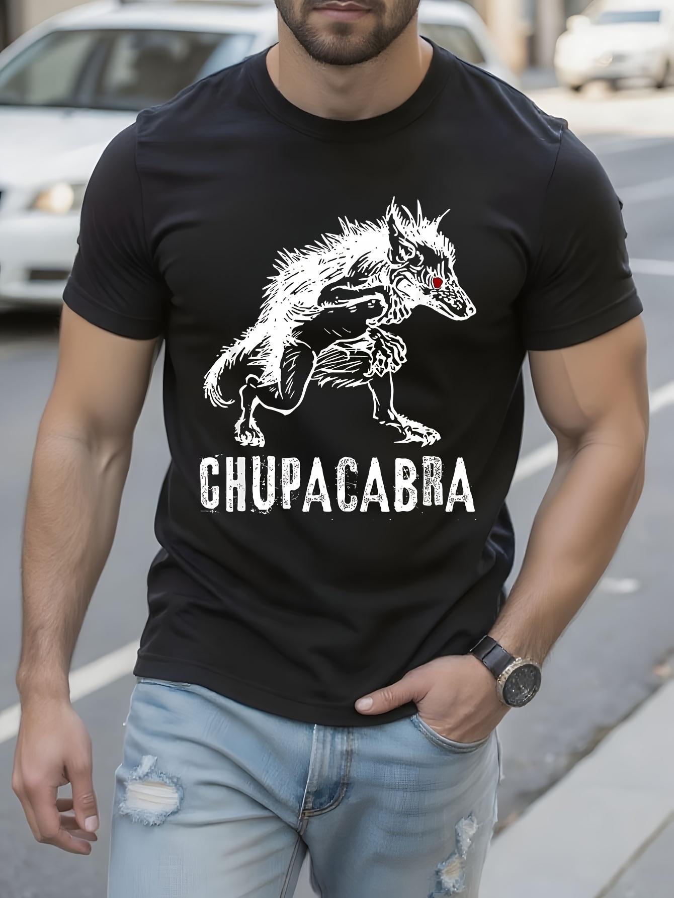 Chupacabra Graphic Tshirt Graphic Soft Cotton Tshirt - Bo... XXXXL