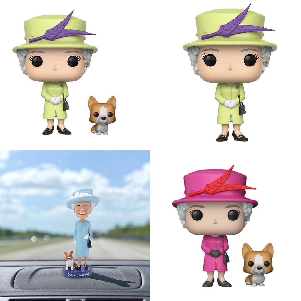 Queen Elizabeth II. Hund schüttelt den Kopf – Ornament für Zuhause