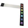 PET Matrix 1x7 Key Monitor Membrane Switch Control Panel