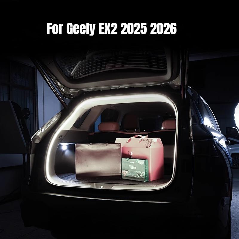 For Geely EX2 2025 Customized Trunk Lights Flexible Brighten LED Strip Waterproof Silicone Camping DIY Car Decorative Light