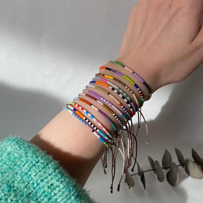 Bracelet For Women Colorful Y2K Accessories Jewelry Gift Handmade Beaded Pulseras Mujer