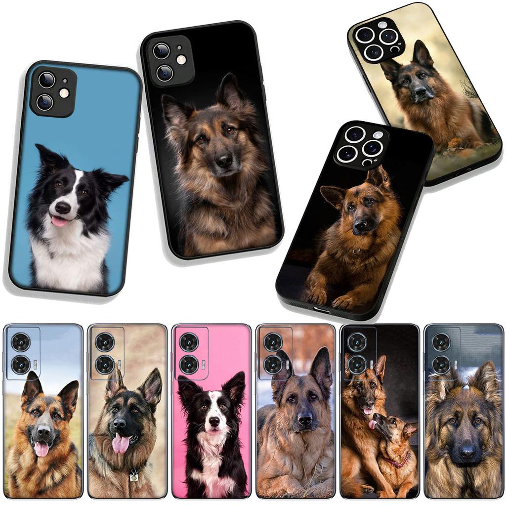 for Samsung Galaxy A25 A37 A57 A12 A14 A31 A41 A50 A51 A70 A71 A72 A21S A04 M15 Note 20 9 8 10 Cover Case German Shepherd Dog