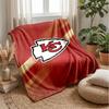 Coperta in Flanella Pile Kansas City Chiefs Coperta Calda e Accogliente per Divano Letto Viaggio Uso in Tutte le Stagioni