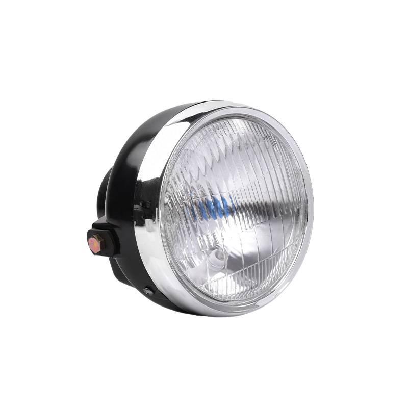 Jialing JH70 Moped Headlight Assembly: Square & Round Lights Motorcycle Accessories