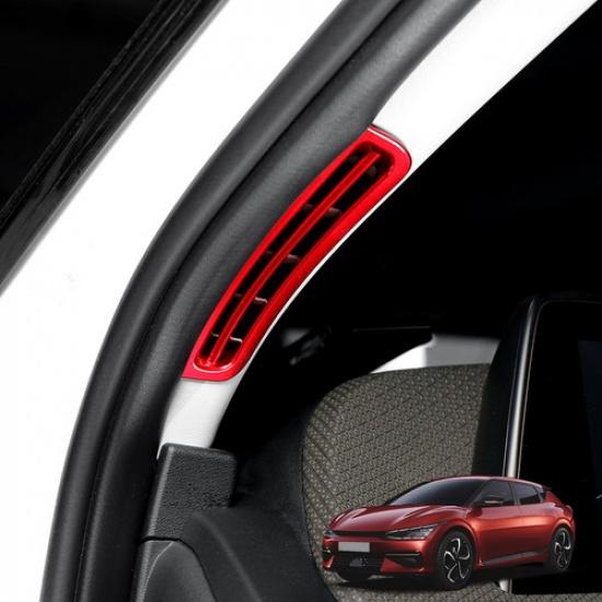 Tuning ABS A-Pillar Air Condition Vent Outlet Cover Trim For KIA EV6 -2026