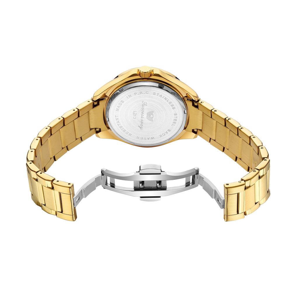 Fashion Men'S Personality Watch Steel Belt Quartz Watch Trend