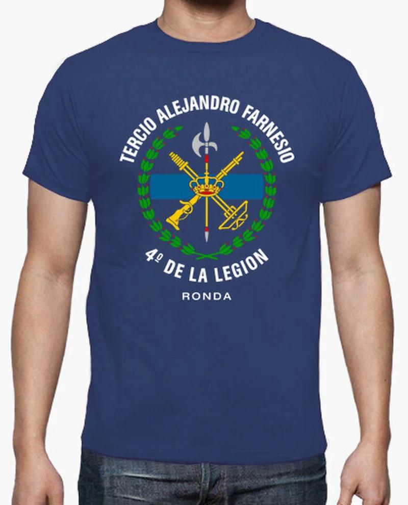 

TERCIO ALEJANDRO FARNESIO 4º LA LEGIÓN Men T-Shirt Short Sleeve Casual 100% Cotton O-Neck Summer T Shirt S