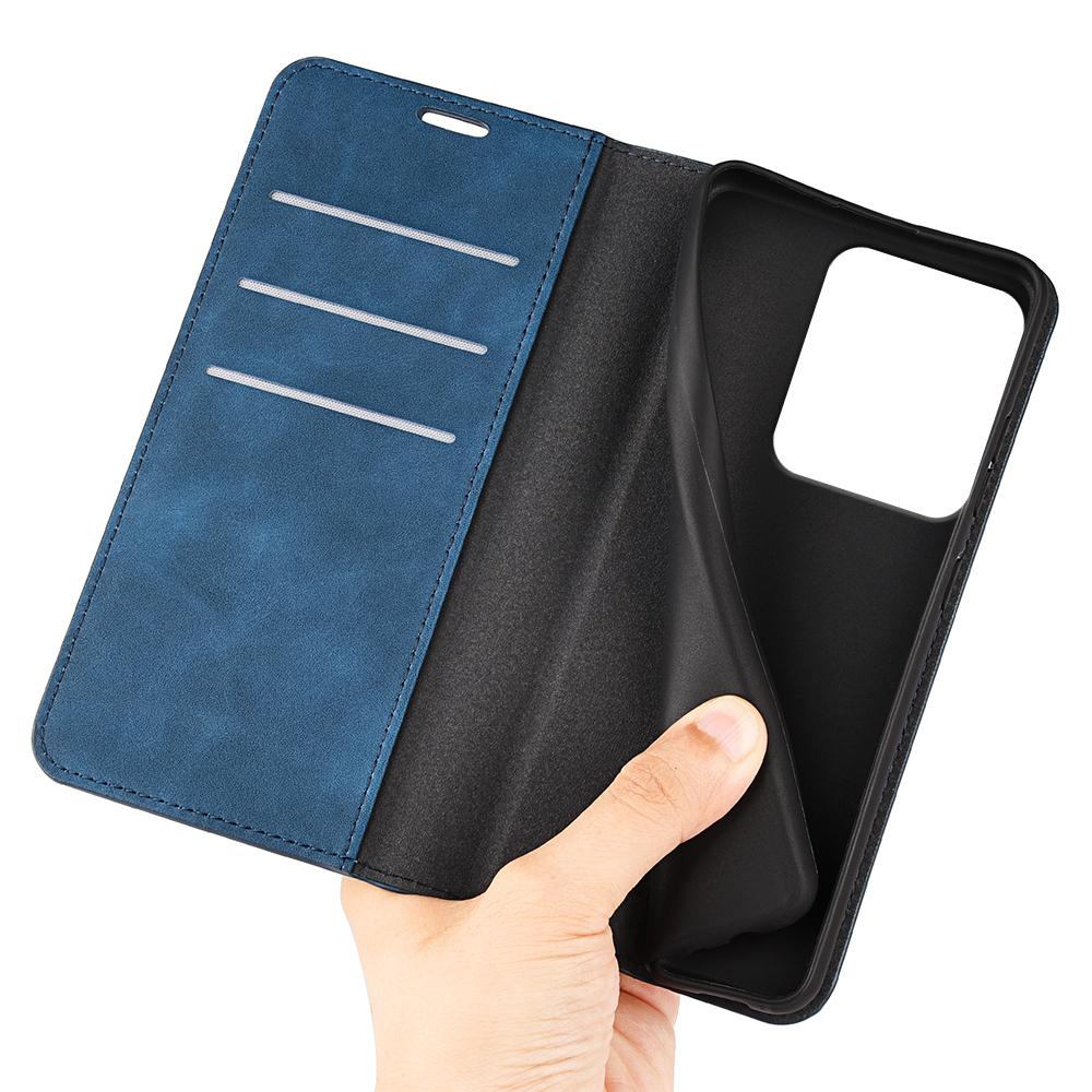 For Xiaomi Redmi Note 14S 4G Case Skin Touch Leather Wallet Phone Cover