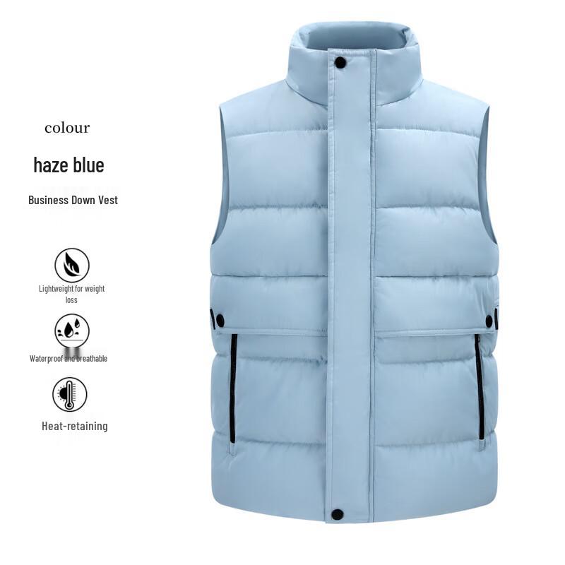 Men s Windproof Water-Resistant Padded Work Vest 2XL
