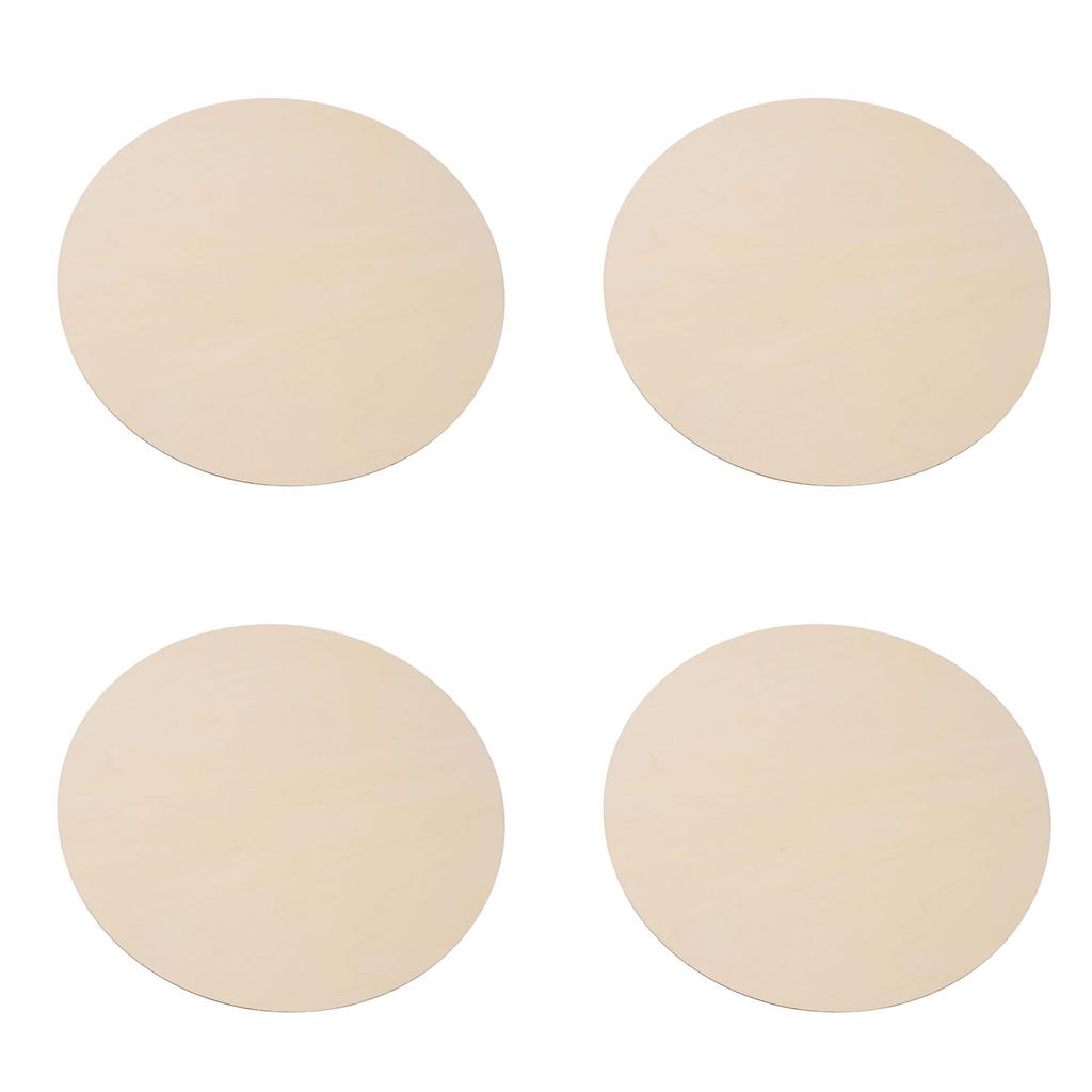 12 Pcs 12 Inch Wood Circles for Crafts DIY Wood Rounds Unfinished Wood Crafts Wooden Blank Slices fo