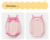 2025 Polka Dot Baby Girl Romper - Summer Bow Sling Bubble Crawling Suit