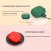 For Xiaomi Redmi Buds 5 Pro Silicone Case with Anti Lost Buckle Bluetooth-compatible Earphones Protective Cover