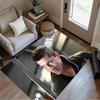 Man Urban Floor Mat Design for Foyer Living Rooms Kitchen Bedrooms Anti-slip Rug Decorate Offices Perfect Gift for Women/Men
