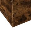 Bed Frame with Drawers Smoked Oak Finish 75 x 190 cm Engineered Wood