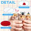 12 Pcs Hamster Hats, Cute Mini Hat Small Animals Hat with Adjustable Rope, Tiny Hats for Snakes Lizard Guinea Pig Bearded Dragons Holiday Party