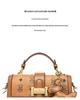 2025 Autumn/Winter Women's Retro High-End Print Crossbody Bag