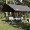 VidaXL Camping Tarp, Tent Canvas, Protective Tarp, Tent Tarp, Hiking Shelter Canvas, Orange 430x380x210 Cm 94681