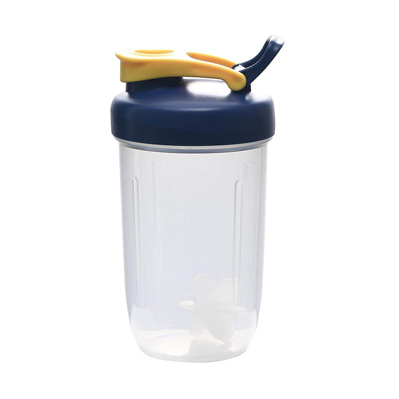 2025 New Portable 400ml Protein Powder Shaker Bottle Leak Proof Water Bottle for Gym Outdoor Fitness Training Sport Mixing Cup