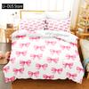Popular Style Bowknot Bedding Sets Skin Friendly Soft Bedsheets And Duvet Covers Comfortable And Lovely Suitable For All Ages