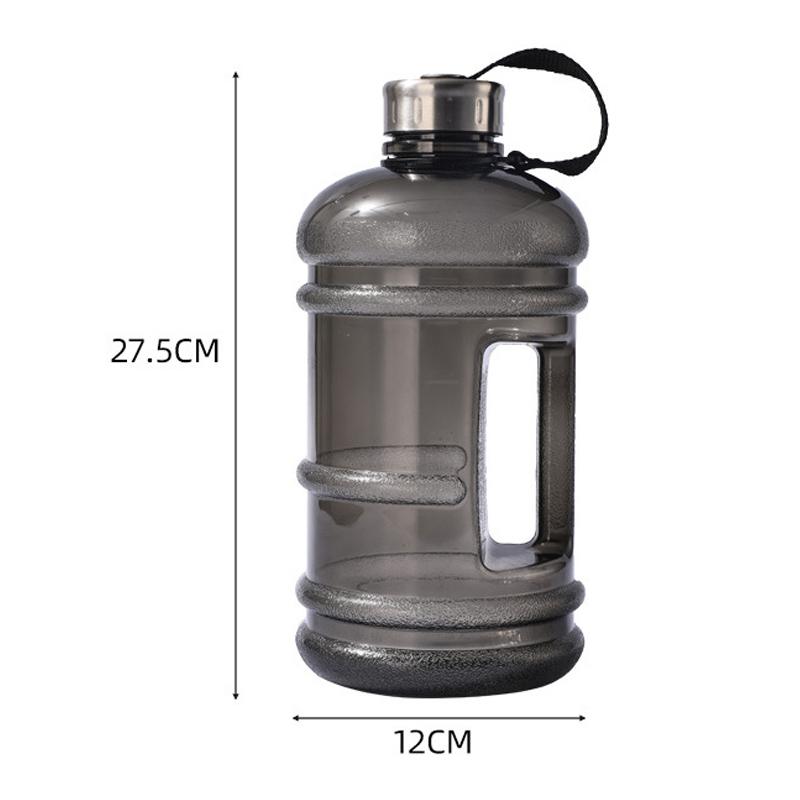 2.2L Sports Water Bottle Large Capacity Plastic Cup Fitness Portable Outdoor Water Cup with Handle Leak Proof Kettle for Adult