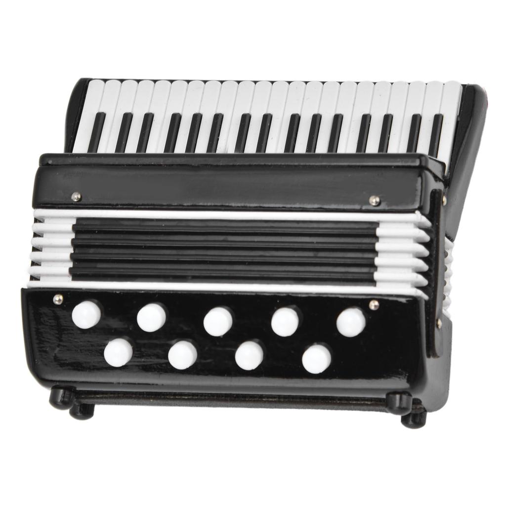 Miniature Accordion Model 1:12 Cute Vivid Simulation Dollhouse Musical Instrument for Dollhouse