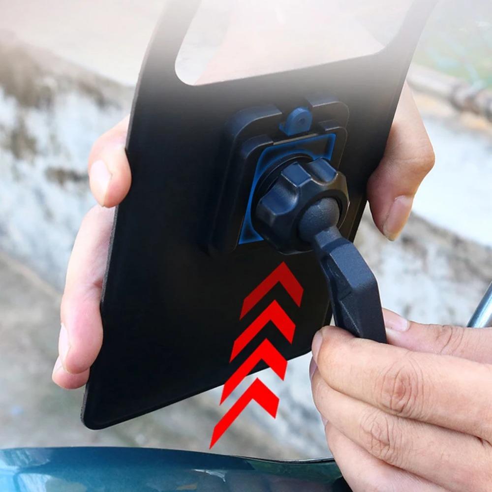 Waterproof Bag Motorcycle Bicycle Phone Holder Universal Motorbike Scooter Rearview Mirror Cellphone Mount Touch Screen