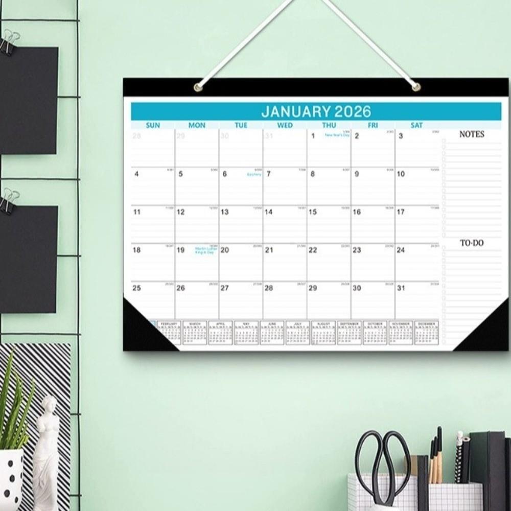Spacious Hanging Calendar Creative Monthly Planner Calendar 18-Month Calendar  Family Planning