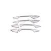 For Benz E-Class 2009-2014 2015 ABS Glossy Chrome Outside Door Handle Cover Trim