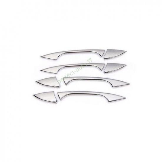 For Benz E-Class 2009-2014 2015 ABS Glossy Chrome Outside Door Handle Cover Trim