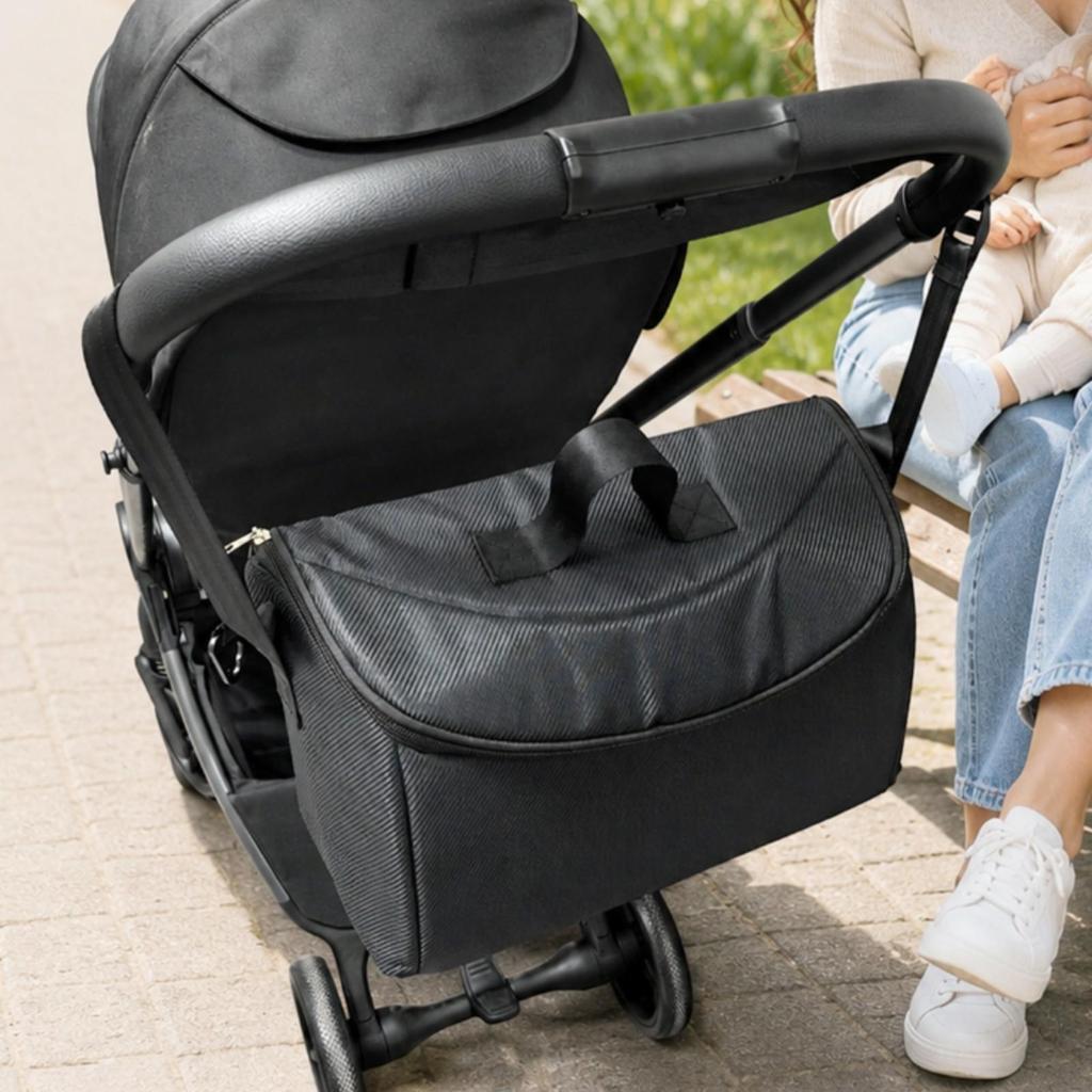 Stroller Organizer with Changing Mat Structured for Moms, Parents