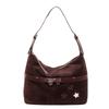 Commute Bag - Retro Plain Color Crossbody Bag for Women, Casual Style.