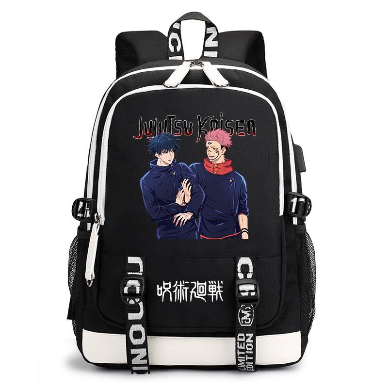 Day Mantra Return To War Anime School Bag Fashion Backpack Elementary School Students Large Capacity Backpack Burden Reduction Storage Bag