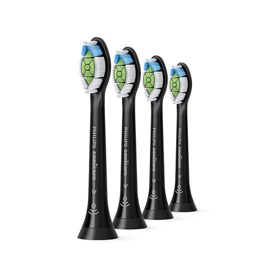 Philips Optimal White Toothbrush Heads (4-Pack) (HX6064/96) Black