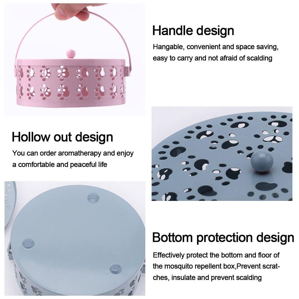 Shell Shape Mosquito Repellent With Tray Mosquito Incense Rack  Home Indoor Bedroom Decor