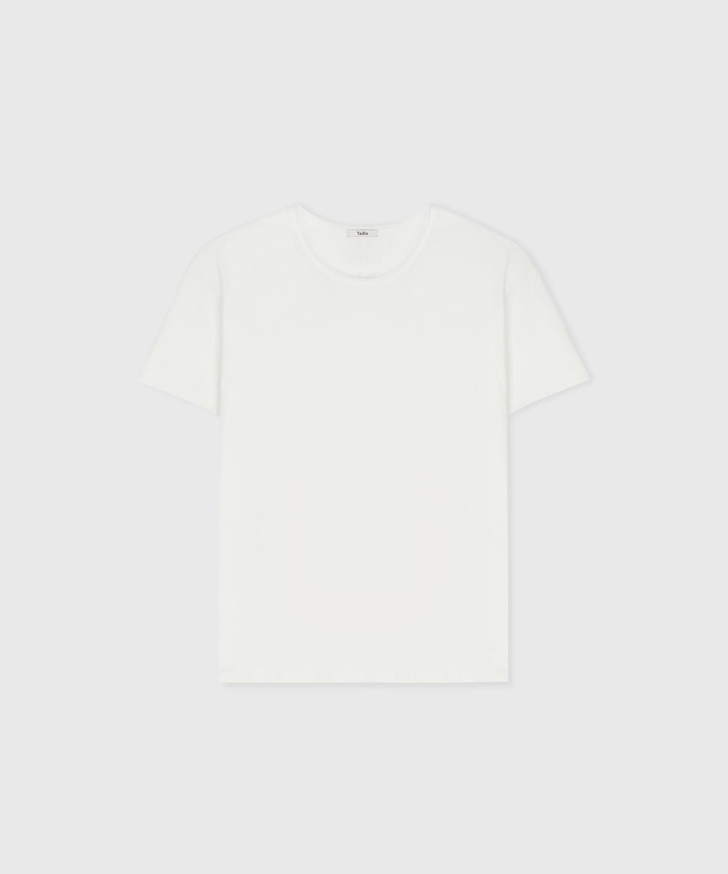 Белая хлопково-модальная футболка Taire Clair Cut 3 (Unisex)